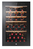 Haier Wine Bank 50 Serie 5 HWS49GA(UK) Compressor wine cooler Freestanding Black 49 bottle(s)