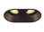 SLV Horn Spot lumineux encastrable Noir GU10 LED