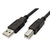 ROLINE GREEN 11.44.8808-50 USB kábel 0,8 M USB 2.0 USB A USB B Fekete