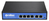 Ernitec ELECTRA-U04 łącza sieciowe Nie zarządzany Gigabit Ethernet (10/100/1000) Obsługa PoE Czarny, Niebieski