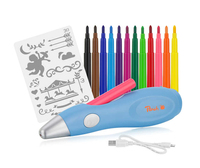 Peach PO150, Marker airbrush, Batteries requises, Bleu