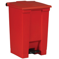 Tretabfallbehälter 45-Liter-Step-On-Tretabfalleimer, rot