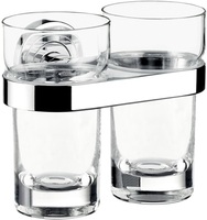 Emco Doppelglashalter POLO Kristallglas klar chrom 072500100