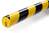 Durable Edge Protection Profile - E8R - 1 Metre - Yellow/Black - Pack of 5