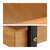 Relaxdays Servierwagen, moderner Küchentrolley, Bambus & Eisen, 3 Böden, quadratisch, 4 Rollen, 69,5 x 37 x 34 cm, natur