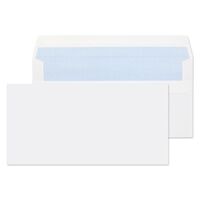 ValueX Wallet Envelope DL Self Seal Plain 90gsm White (Pack 1000)