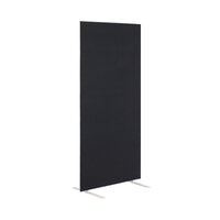 First Jemini Floor Stand Screen 1400 x 1800mm Black KF90973