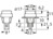 Drucktaster, 1-polig, grau, unbeleuchtet, 4 (2) A/250 VAC, Einbau-Ø 16 mm, IP40,