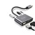 Equip Notebook Dokkoló - 133483 (Bemenet: USB-C, Kimenet: USB-C PD:100W/HDMI/VGA/USB3.0/AUX)
