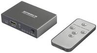 SpeaKa Professional SP-HDS-210 3 port HDMI switch Ultra HD-re alkalmas 7680 x 4320 pixel