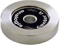 Kislemez központosító gyűrű, adapter bakelit lemezekhez, fém Analogis Center it 8105