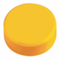 Kraftmagnet 34mm Durchmesser 2kg Haftkraft 20 Stück gelb