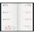 Taschenkalender Modell int. 8,7x15,3cm 1 Woche/2 Seiten Kunstleder Trend Fabulous hellgrau 2025