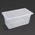 Vogue 1/3 Gastronorm Container with Lid Made of Polypropylene 150mm 5.3Ltr
