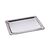 APS Rectangular Service Tray Made of Stainless Steel with Ornate Edge 530x325mm