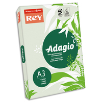 INAPA Ramette 500 feuilles papier couleur pastel ADAGIO Vert pastel A3 80g