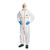 TYVEK 800J HOODED COVERALL WHITE L