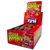 Fini Roller Fizz Erdbeere, Fruchtgummi, 40 Stück je 20g