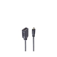 shiverpeaks-BASIC-S--Adapter, Micro HDMI Stecker auf HDMI-A Buchse, schwarz