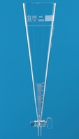 Cône de sédimentation d&apos;Imhoff en verre boorosilicaté 3.3 Type Avec robinet