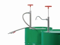 Pompa manuale di travaso in acciaio Descrizione Tubo flessibile con rubinetto