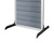 Panneaux rainurés mobile FlexiSlot "Construct-Slim | gris signalisation sim. RAL 7004 anodisé argent / noir noir sim. RAL 9005