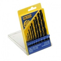 ALYCO 121310 - Juego 10 brocas HSS para metal en caja de plastico (1 10x1 mm )