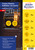 Corona Schilder Set Gastronomie, A4, Ø 200 mm, 12 Bogen/12 Etiketten, gelb, schwarz