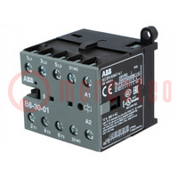 Contactor: 3-pole; NO x3; Auxiliary contacts: NC; 42VAC; 6A; B6