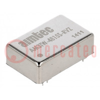 Converter: DC/DC; 3W; Uin: 18÷72V; Uout: 15VDC; Iout: 200mA; DIP24