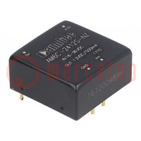 Converter: DC/DC; 6W; Uin: 18÷36V; Uout: 12VDC; Iout: 500mA; 1"x1"