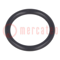 Dichting O-ring; NBR-rubber; Thk: 1,5mm; Øinw: 10mm; M12; zwart