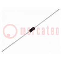 Diode: rectifying; THT; 600V; 1A; Ammo Pack; Ifsm: 30A; A405