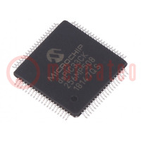 IC: dsPIC microcontroller; 256kB; 24kBSRAM; TQFP80; 3÷3.6VDC
