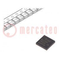 IC: microcontrôleur AVR; QFN32; Interface: I2C,SPI,UART x3; Cmp: 1