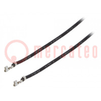 Cable; Pico-SPOX female; Len: 0.3m; 24AWG; Contacts ph: 1.5mm