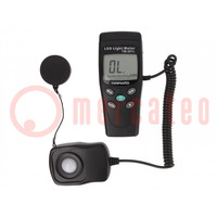 Lichtmeter; 200/2000/20000/200000lx; 3%; lux,foot-candle