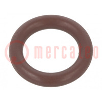 O-ring Dichtung; FPM; Thk: 1,5mm; ØInn: 6mm; braun; -20÷200°C