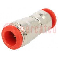 Push-in fitting; straight,inline splice,reductive; -0.99÷20bar