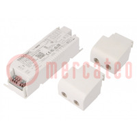 Power supply: switching; LED; 18W; 24VDC; 750mA; 198÷264VAC; IP20