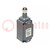 Limit switch; stainless steel sphere Ø12,7mm; NO + NC; 10A; IP67