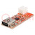 Akkumulátor töltő Li-Po USB; JST 2,0mm,USB B mini; 30x13mm