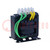 Transzformátor: hálózati transzformátor; 80VA; 230VAC; 24V; IP00