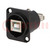 Adapter; FT; USB 2.0; metaal; 19x24mm; Kleur: zwart; standaard XLR