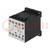 Contactor: 3-pole; NO x3; Auxiliary contacts: NC; 24VDC; 6A; BG