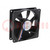 Ventilateur: DC; axial; 12VDC; 92x92x25mm; 84m3/h; 32dBA; à billes