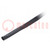 Insulating tube; PVC; black; 6.68mm