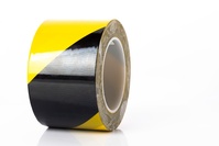 Bodenmarkierungsband Extra, 0,2 mm Stärke und 75 mm Breite, Farbe Gelb/Schwarz | OA1009
