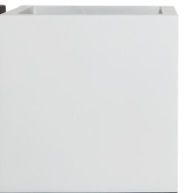 Contemporary Box Planter - 75cm x 75cm, White