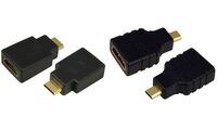 LogiLink Mini Adapter, HDMI Kupplung - HDMI Stecker, 19 Pol (11112182)